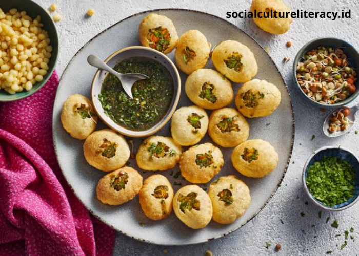 Riview Makanan Panipuri Cemilan Kopong Khas India